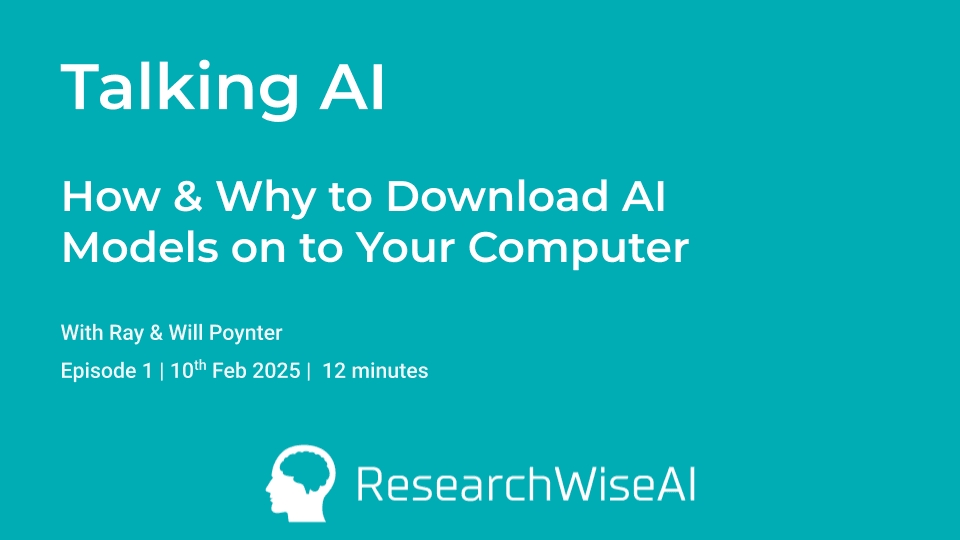 How &amp; Why to Download AI Models on to Your Computer