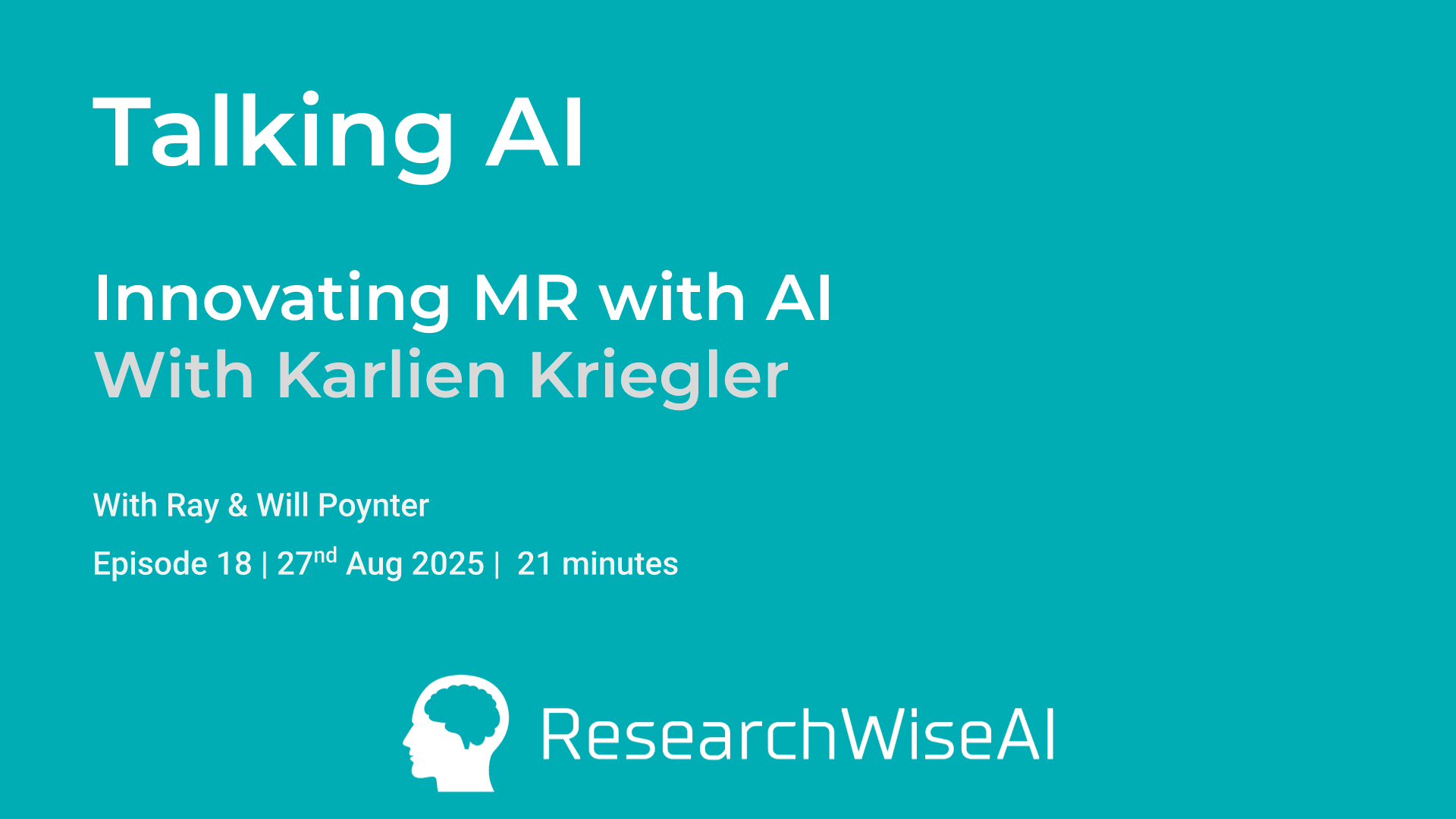 Poster image for Innovating Market Research with AI: Karlien Kriegler of Hello Ara on Talking AI