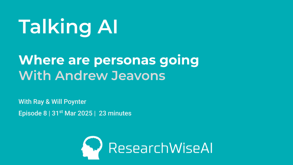 Poster image for Discussing where personas are going with Andrew Jeavons