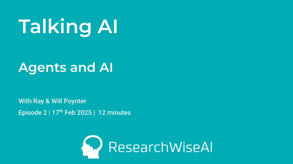 Thumbnail for Agents and AI: What they are and where they are going