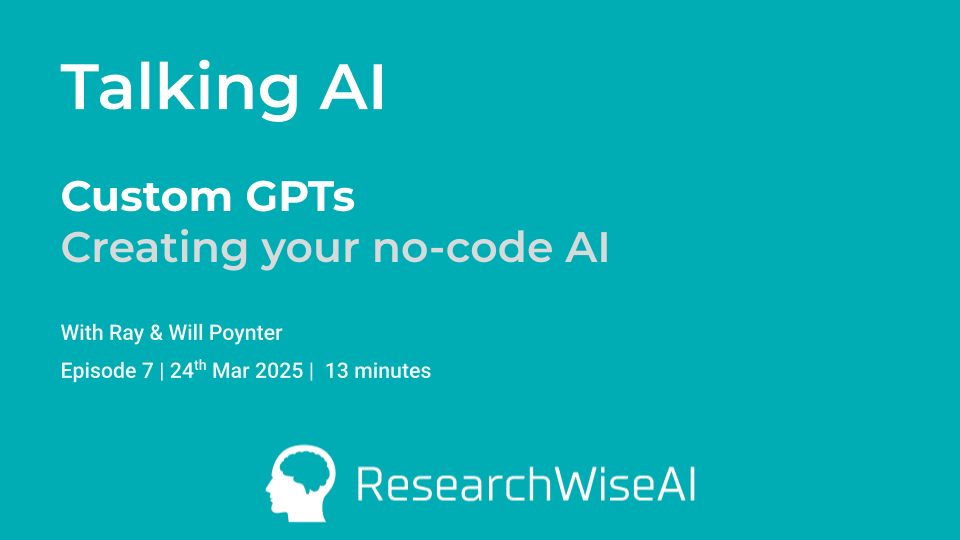 Thumbnail for Creating your own AI with Custom GPTs