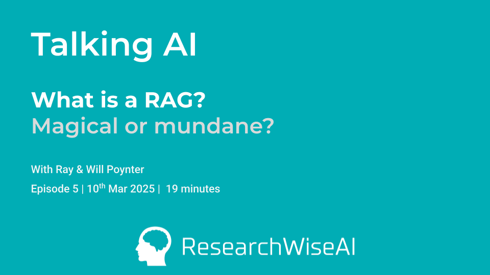 Thumbnail for What is a RAG AI and its journey from magical to mundane?