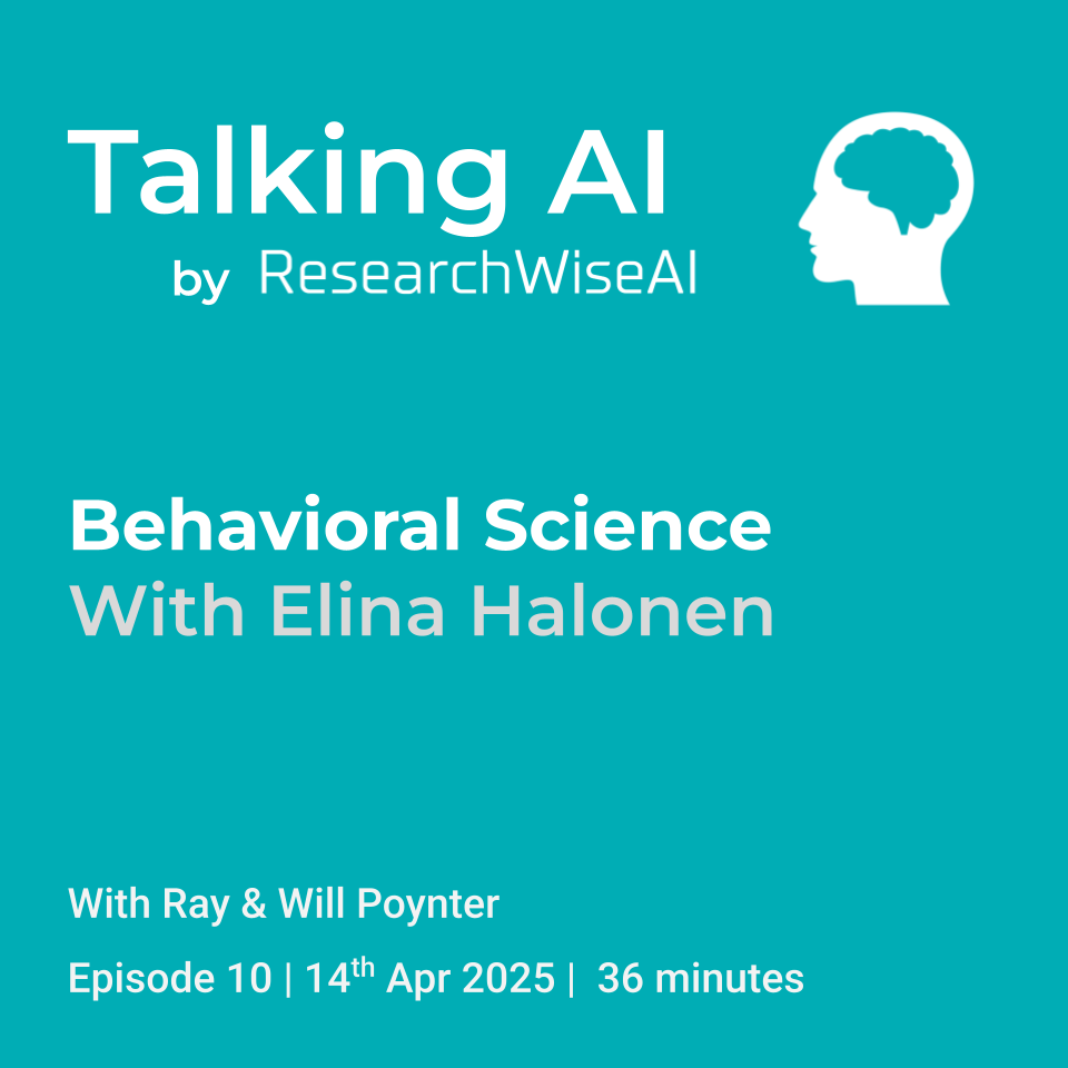 Behavioral Science Meets AI: Elina Halonen's Deep Dive