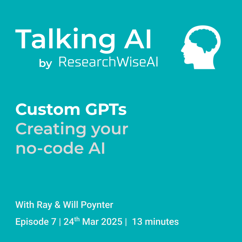 Creating your own AI with Custom GPTs