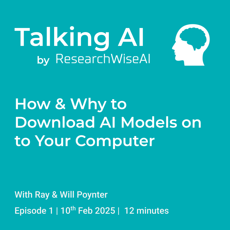 How & Why to Download AI Models on to Your Computer