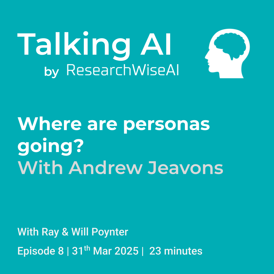 Discussing where personas are going with Andrew Jeavons